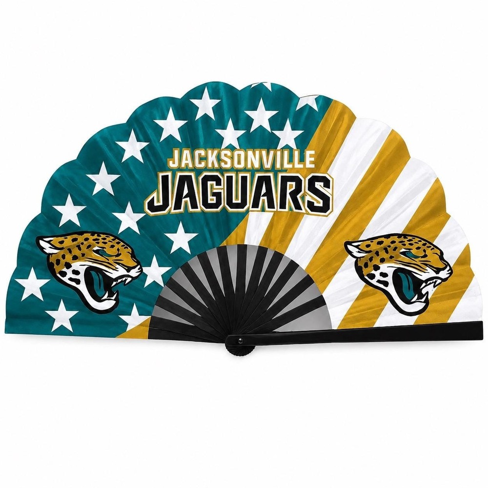 Jacksonville Jaguars Clack Hand Fan | NFL Game Day Fan | Football Fan Gift